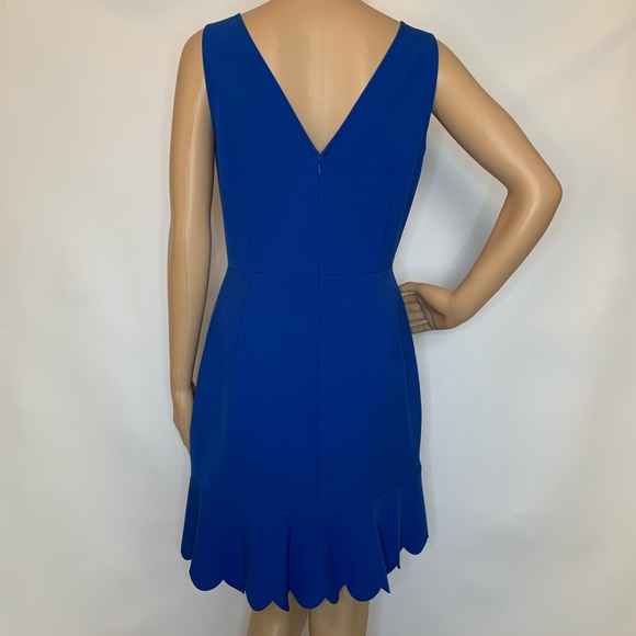 J.Crew Sleeveless Scallop Ruffle Hem Dress - Picture 2 of 8